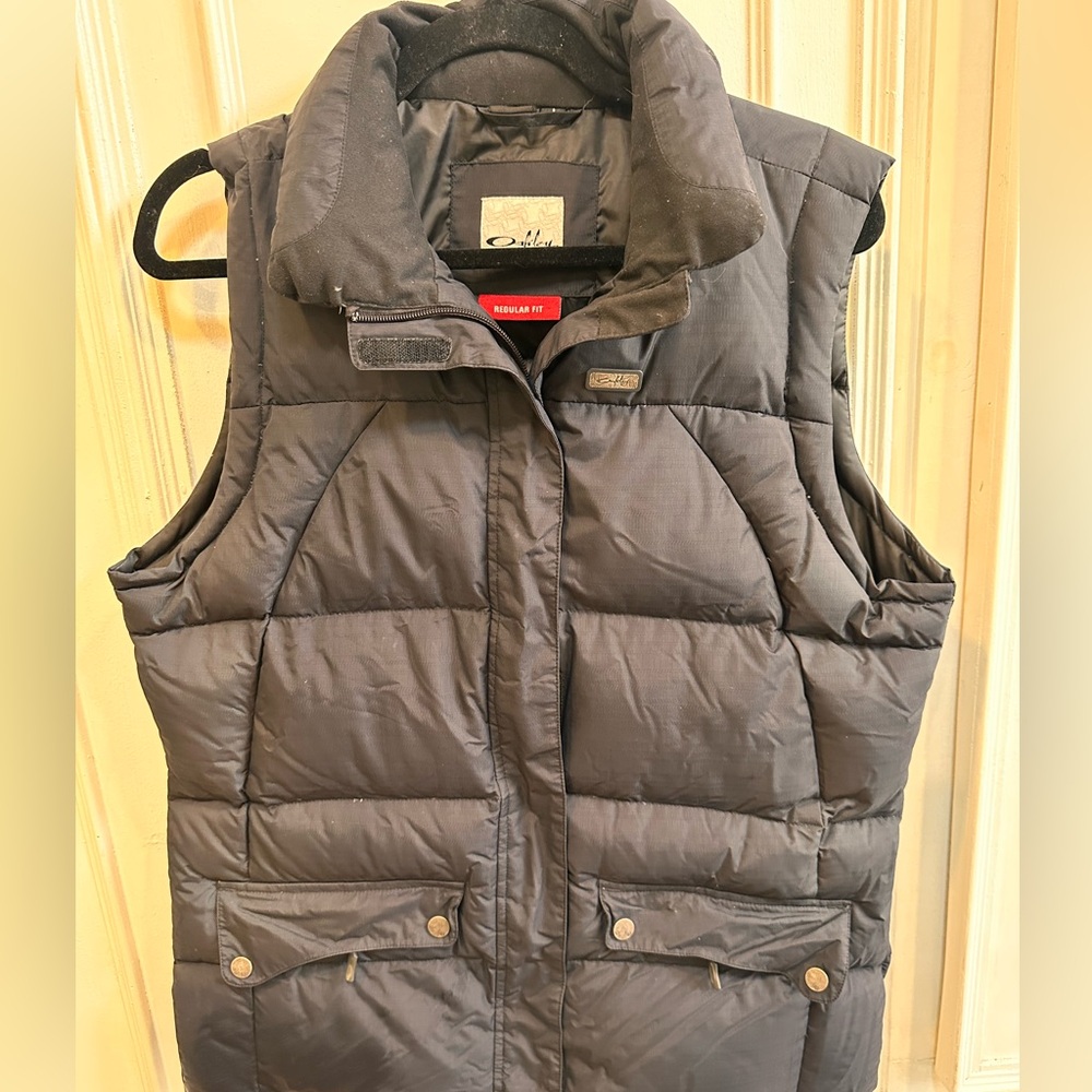 OAKLEY Y2K Black Quilted Puffer Vest